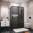 Душевые кабины Grossman Style 70x195 200.K33.05.70.21.10 (черный матовый,стекло тонированное)