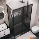 Душевые кабины Grossman Style 70x195 200.K33.05.70.21.10 (черный матовый,стекло тонированное)