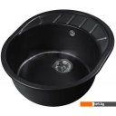 Кухонные мойки Marblan Ovata R (оникс,с сифоном)