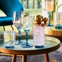 Стаканы, бокалы, рюмки Bormioli Rocco Флориан Lucent Blue 1.99423 (375 мл, 4 шт)