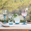 Стаканы, бокалы, рюмки Bormioli Rocco Флориан Lucent Blue 1.99423 (375 мл, 4 шт)