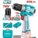 Шуруповерты, гайковерты, электроотвертки Total TDLI16682 (с 2-мя АКБ, кейс)