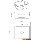 Кухонные мойки Diadonna ДS5050В