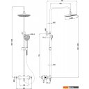 Душевые системы и гарнитуры Lauter Mist 21SH20918-2