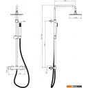 Душевые системы и гарнитуры Lauter Thermal 21SH30100-2