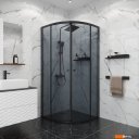 Душевые кабины Niagara Eco NG-1007-14T 90x90x190 (черный/стекло тонированное)