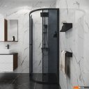 Душевые кабины Niagara Eco NG-1007-14T 90x90x190 (черный/стекло тонированное)