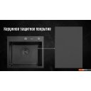 Кухонные мойки Astir PVD Black 50x44B (с сифоном, дозатором и коландером)