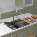 Кухонные мойки Roxen Stage Plus 560250-60 многофункциональная 8 в 1 (60*48/сатин)