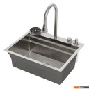 Кухонные мойки Roxen Stage Plus 560250-60 многофункциональная 8 в 1 (60*48/сатин)