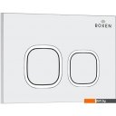 Унитазы Roxen Boro в комплекте с инсталляцией StounFix Dual Fresh 6 в 1 540025 (кнопка: белый глянец)