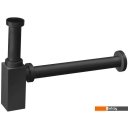 Умывальники Belux Мини-1 HR1240 (черный, с каркасом, сифоном, донным клапаном)