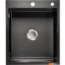 Кухонные мойки Saniteco 5060 PVD (с сифоном, дозатором и коландером)