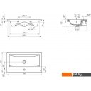 Умывальники Cersanit Como 70 S-UM-COM70/1-w + 63039