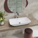 Умывальники Lauter 21886 + клапан 21190W + сифон 21635W (белый матовый)