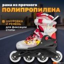 Роликовые коньки Ricos Fun PW-116A-10 (р. 30-33, черный/красный)