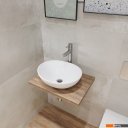 Умывальники Lauter 21652 + клапан 21190CH + сифон 21635CH (хром)