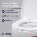 Унитазы Lauter Vortex 2110830 + GROHE Rapid SL 38772001 с кнопкой (прямоугольная, хром)