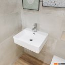 Умывальники Lauter 21478 + клапан 21190W + сифон 21635W (белый матовый)