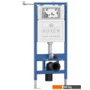 Унитазы Roxen Antares Tornado в комплекте с инсталляцией StounFix Dual Fresh 6 в 1 968358 (кнопка: белый глянцевый)