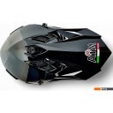 Мотошлемы AIM RH855 Fiber Glass RH855-001-M (M, черный глянец)