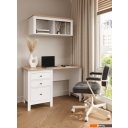 Полки, стеллажи, системы хранения Mio Tesoro Сага навесная 2 секции (белый/ясень)