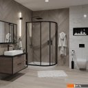 Душевые кабины Niagara NG-6821-08 120x80x195 (черныйпрозрачное стекло)