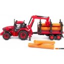 Игрушечный транспорт Полесье Belarus с лесовозом и манипулятором 96494