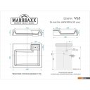 Умывальники MARRBAXX Шарм V63D1 V063D001