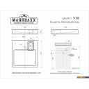 Умывальники MARRBAXX Марго V58D1 V058D001