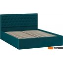 Кровати Трия Порто универсальная 1600 (велюр Confetti Izumrud)