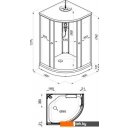 Душевые кабины Maroni Aura New SR90L-LN-DN4