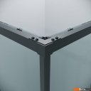 Душевые кабины Grossman Galaxy 80x80x195 300.K33.01.8080.21.00 (черный матовый/прозрачное стекло)