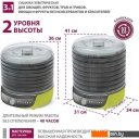 Сушилки для овощей и фруктов Мастерица EFD-1001VM (оливковый/серый)