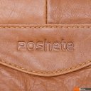 Женские и мужские сумки Poshete 196-9067-46-DCM (dark camel)