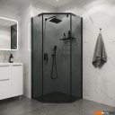 Душевые кабины Niagara Eco NG-1010-14DT 100x100x190 (черный/стекло тонированное)