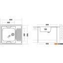 Кухонные мойки Ukinox ECO 600.600 R