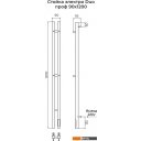 Полотенцесушители TERMINUS Стойка Duo Проф 1200