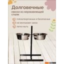 Миски, поилки, кормушки для животных Zoonik 08822 (черный, с мисками)