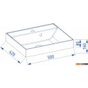 Умывальники Lauter Melisa 50 (искусственный мрамор)