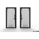 Металлические двери Guard Line зеркало 86x205 правая (графит/шагрень белая)