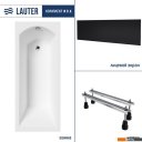 Ванны Lauter Amelia 160х70 21204060 (с ножками и лицевым черным экраном)