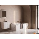 Ванны Belux Борнео 160x70 (18, белый матовый/Solid Surface)