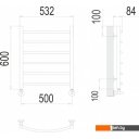 Полотенцесушители TERMINUS Классик П6 500x600 нп (золото)