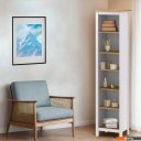 Полки, стеллажи, системы хранения Mio Tesoro Сага 50 2.08.07.100.14 (белый/ясень)