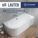 Ванны Lauter Bliss 170 P 21201072P (с ножками и сифоном 21Y32001 матовый черный)