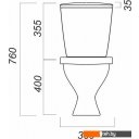 Унитазы Sanita Эталон Эконом ETLSACC01090113