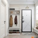 Металлические двери Guard 96x205x7 левая (серебристый/белый матовый)