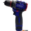 Шуруповерты, гайковерты, электроотвертки ETECH TEH-16BL (с 2-мя АКБ, кейс)