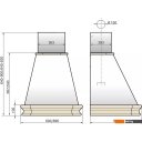 Вытяжки Elikor Пергола 60П-650-П3Д